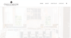 Desktop Screenshot of ciuffocabinetry.com